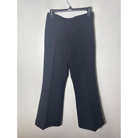 Ann Taylor Black Side Zip Ankle Pants Sz 0P - Picture 1 of 3